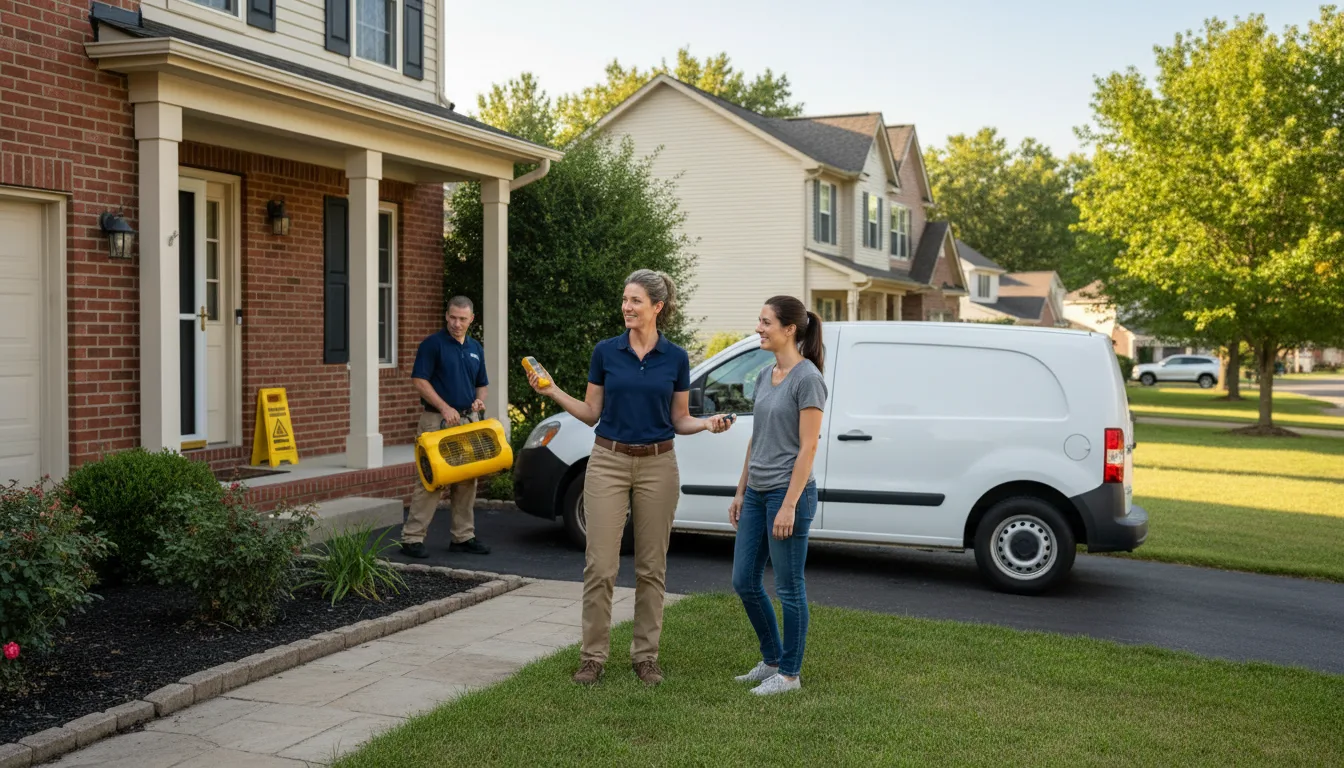Water restoration image for Fire And Smoke Damage Restoration in Marston, MO